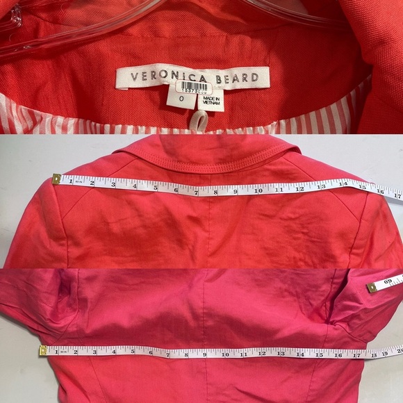 Veronica Beard Sedgwick Linen Blazer Jacket - Picture 6 of 14